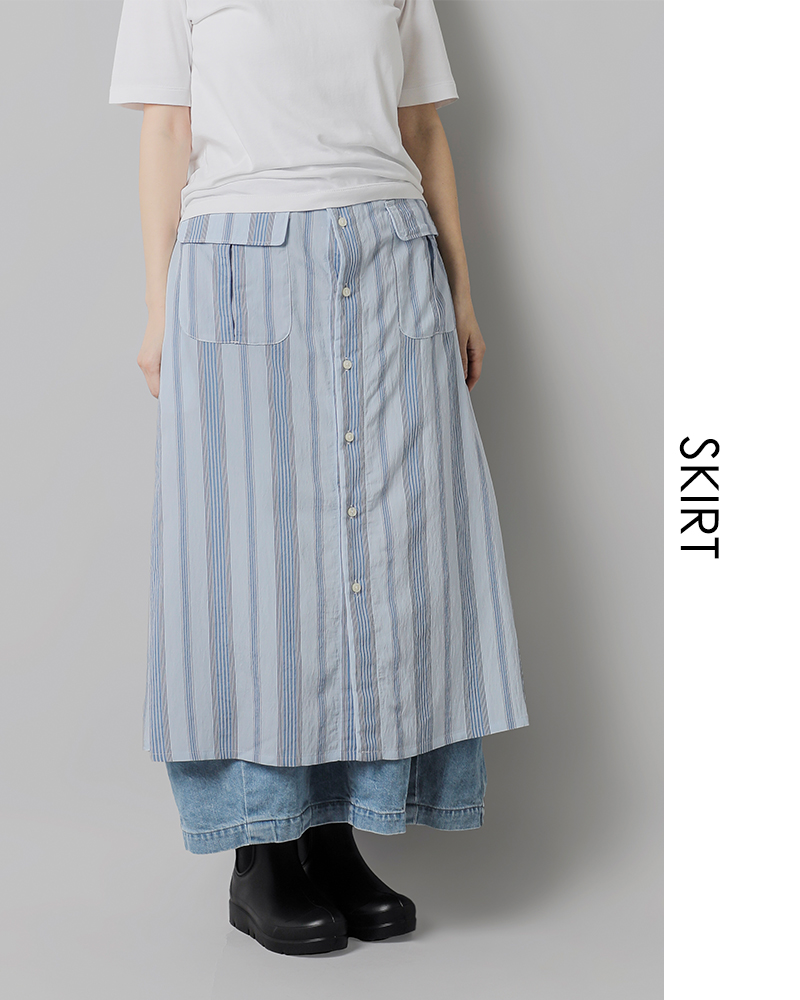 ワンピース tion ≪通常販売≫【THE DRESS #64】 scallop bicolor one piece
