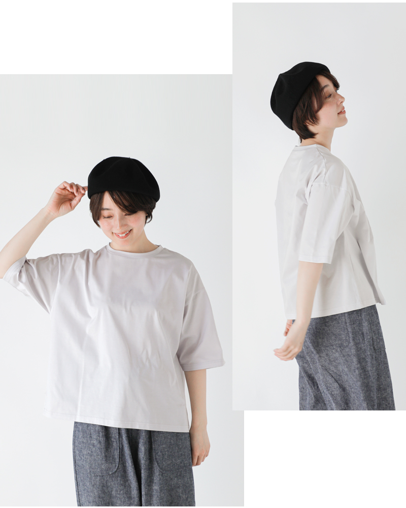 ROBE de PEAU(ローブデポー)コットンスタンダードTシャツ“STANDARDT-SHIRT”r225