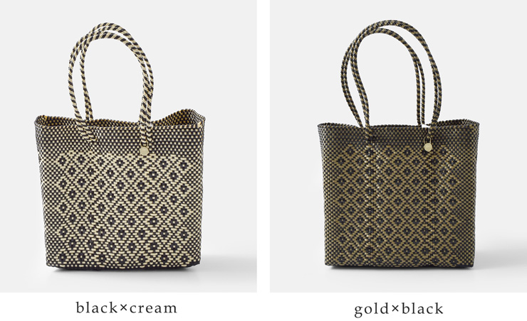 Letra(レトラ)ロングハンドルメルカドバッグMサイズ“ROMBO”rombo-m-lh