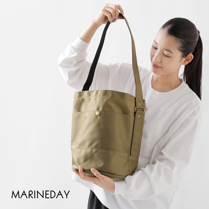 MARINE DAY(マリンデイ)66ナイロン×カウレザーショルダーバッグ“ROOTS”roots-nylon