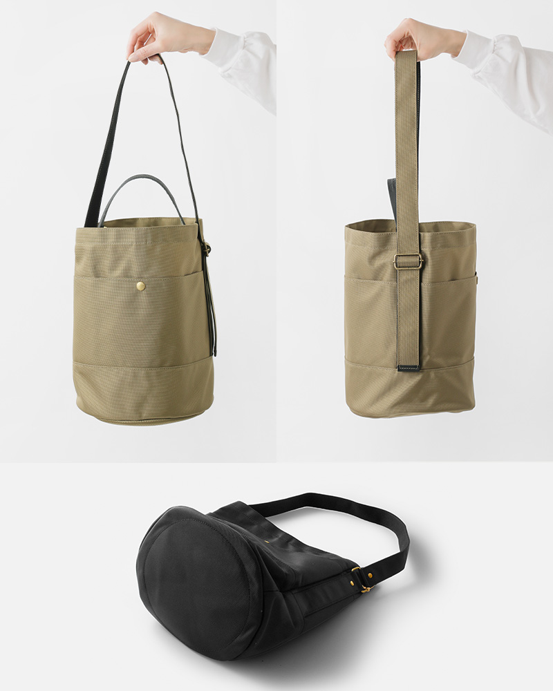 MARINE DAY(マリンデイ)66ナイロン×カウレザーショルダーバッグ“ROOTS”roots-nylon