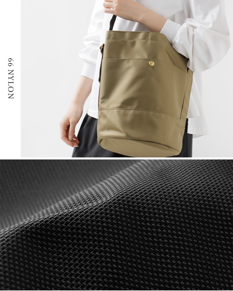 MARINE DAY(マリンデイ)66ナイロン×カウレザーショルダーバッグ“ROOTS”roots-nylon
