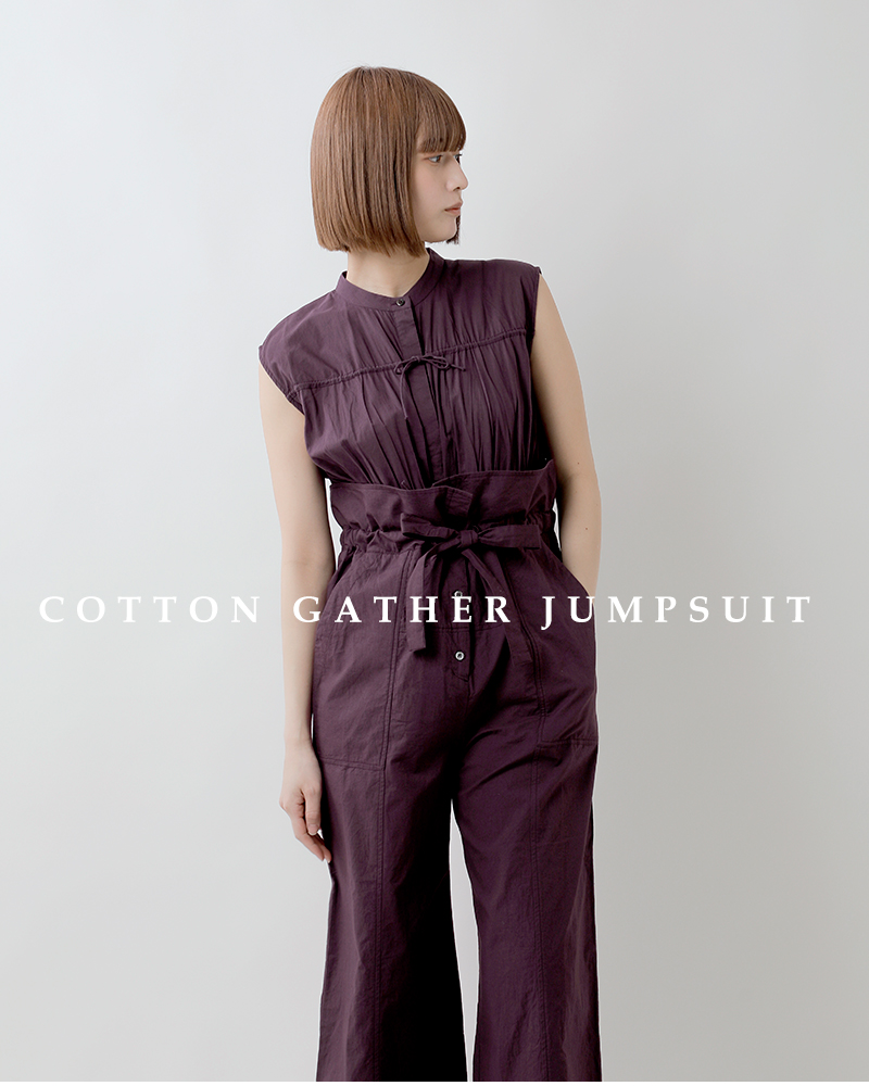 BERTA コットンギャバジン ジャンプスーツ セール】 ギャバジン ジャンプスーツ （ドレス）｜Aquascutum