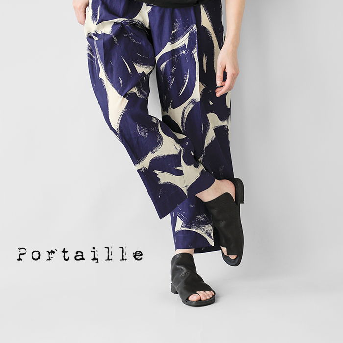 Portaille ポルタユ レザー アッパー トング サンダル “Sab Portaille ポルタユ レザー アッパー トング サンダル “Sab