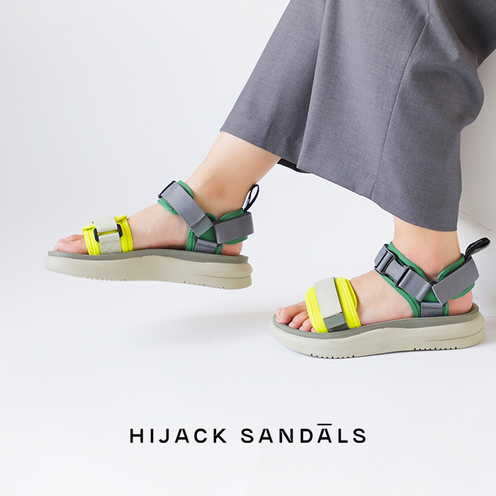HIJACK SANDALS(ハイジャックサンダル)ベルクロバックストラップスポーツサンダル“SABA”saba