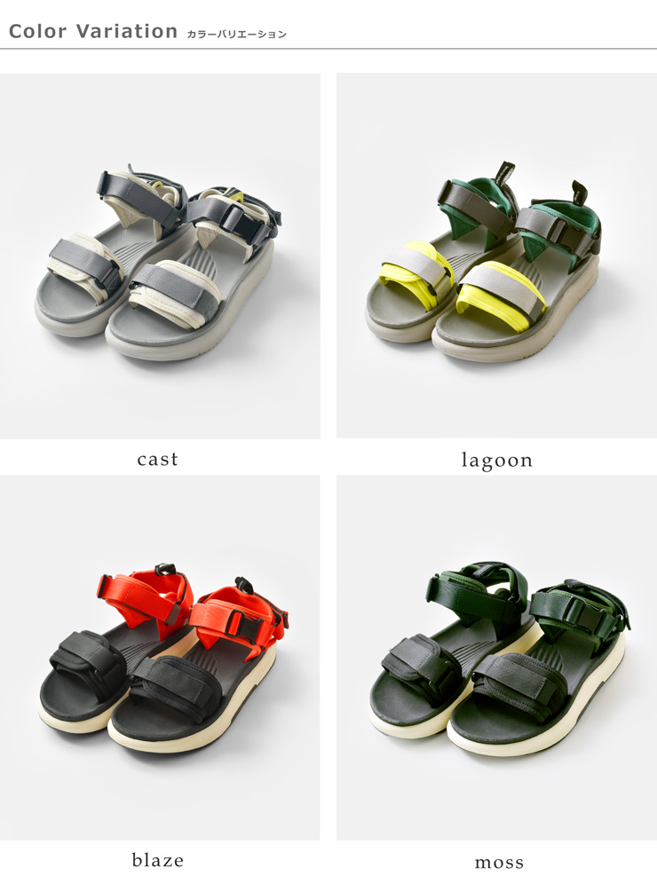 HIJACK SANDALS(ハイジャックサンダル)ベルクロバックストラップスポーツサンダル“SABA”saba