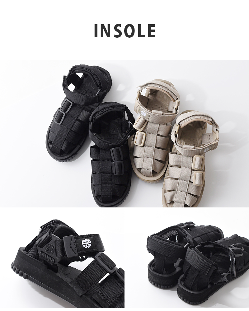 SHAKA(シャカ)ストラップグルカサンダル“HIKER”sk-101