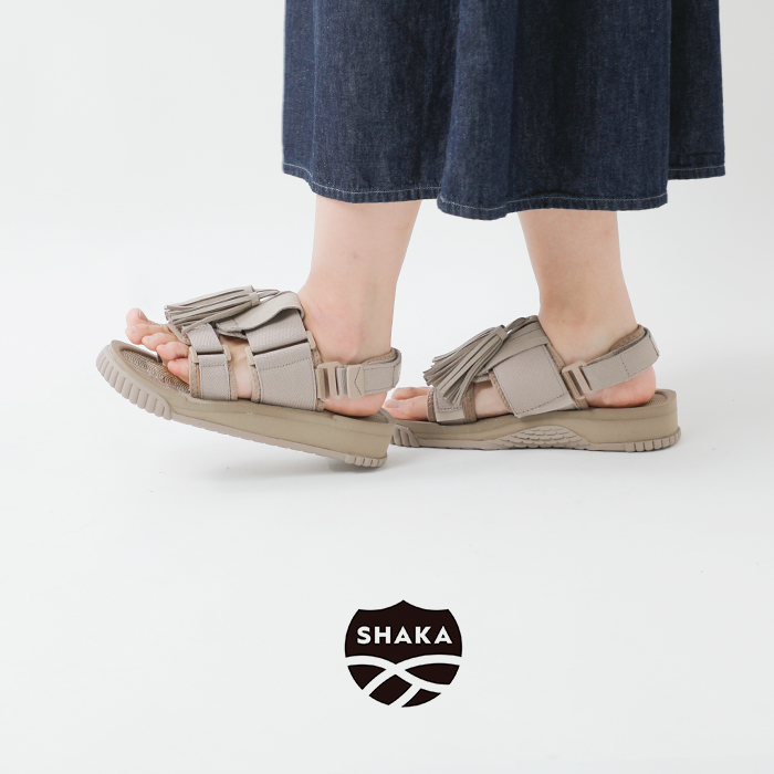 SHAKA(シャカ)マイクロファイバースエード4wayタッセルサンダル“WEEKENDERTASSEL”sk-274