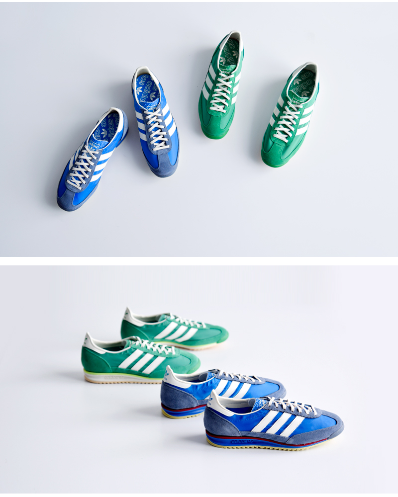 adidas Originals(アディダス オリジナルス)クラシックスポーツスニーカー“SL72OGW”sl-72-og-w