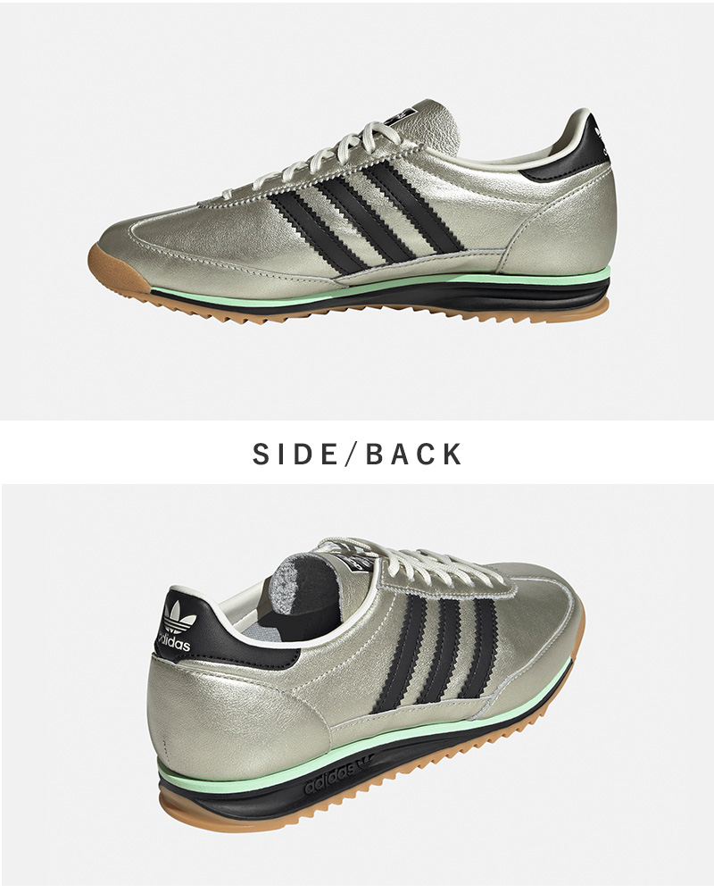 adidas Originals(アディダス オリジナルス)スーパーライト72メタリックレザーアッパーローカットスニーカー“SL72OGW”sl72og-w