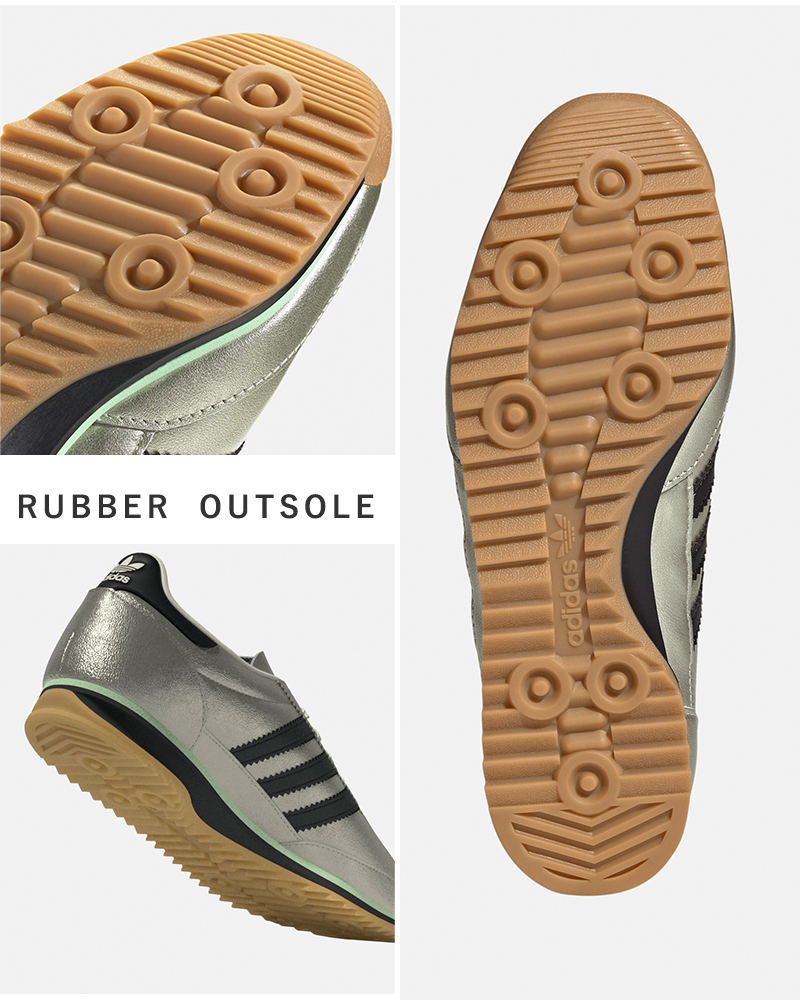 adidas Originals(アディダス オリジナルス)スーパーライト72メタリックレザーアッパーローカットスニーカー“SL72OGW”sl72og-w