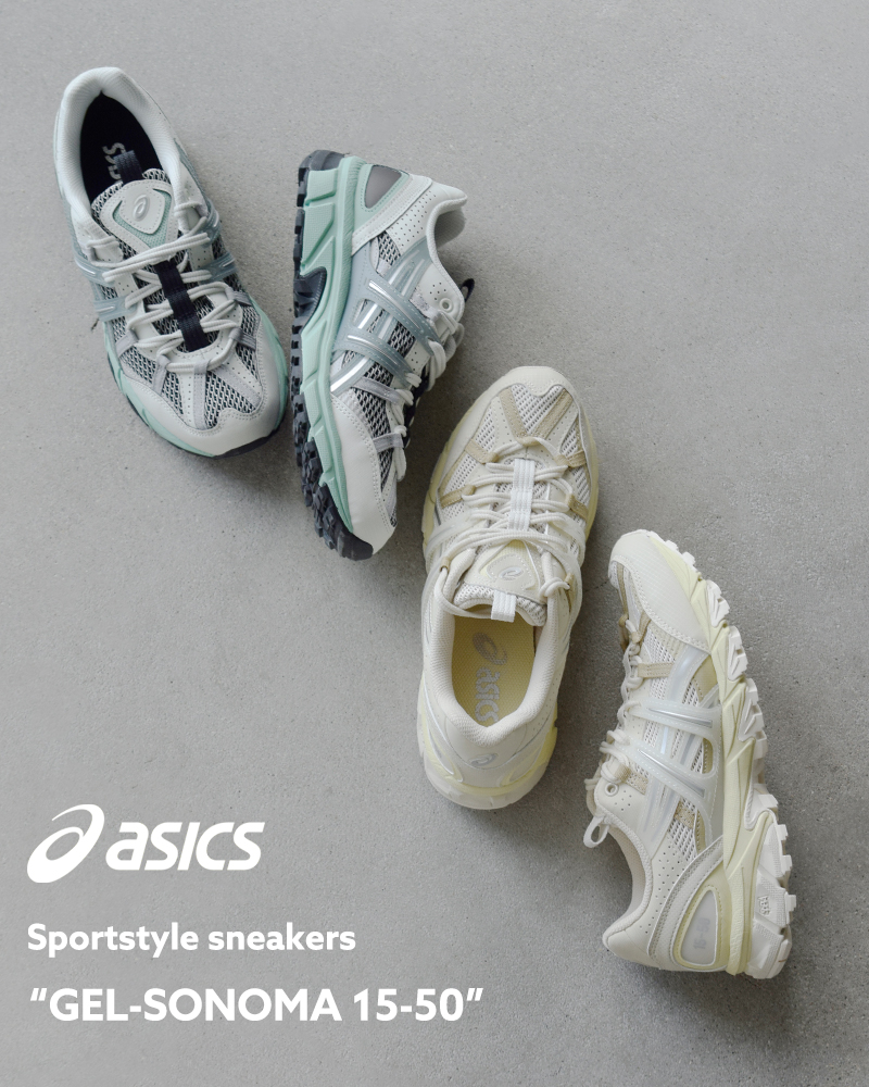ASICS(アシックス)ゲルソノマスポーツスタイルスニーカー“GEL-SONOMA15-50”gel-sonoma15-50