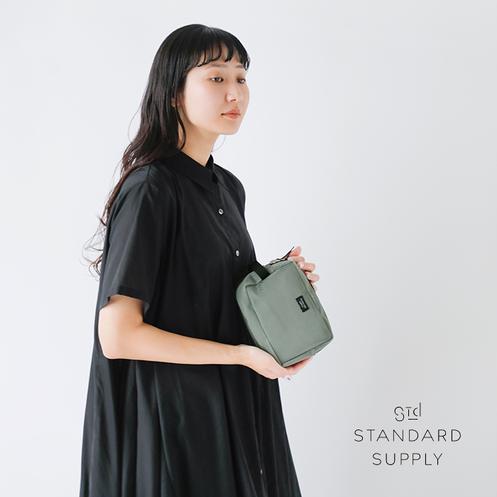 STANDARD SUPPLY(スタンダードサプライ)2RスクエアメッシュポーチM“ECOSTEPMESH”2r-spouch-m-same1