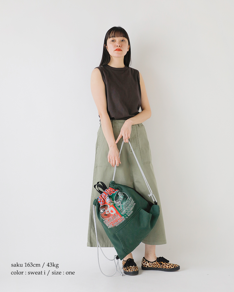 Sunny Side Up(サニーサイドアップ)リメイクスウェット2wayナップサックsr-248-008