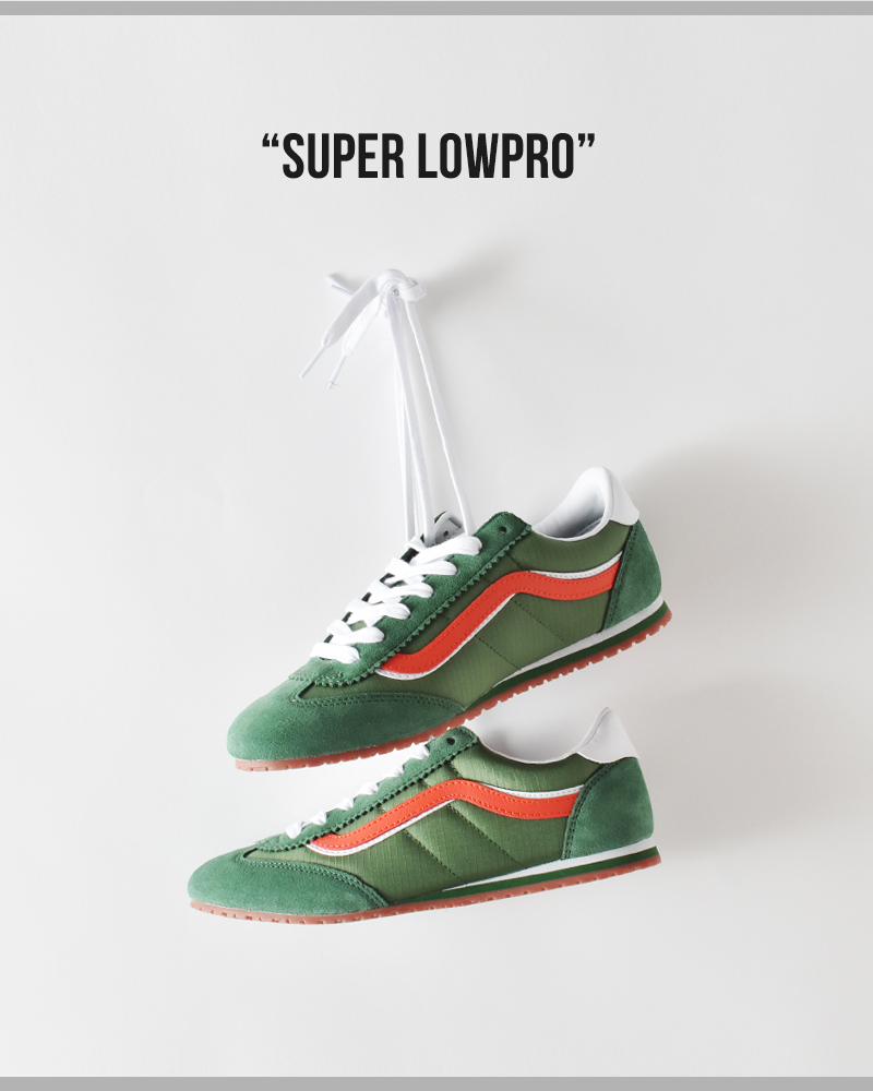 Vans(ヴァンズ)スーパーロープロレザーアッパースニーカー“SuperLowpro”super-lp