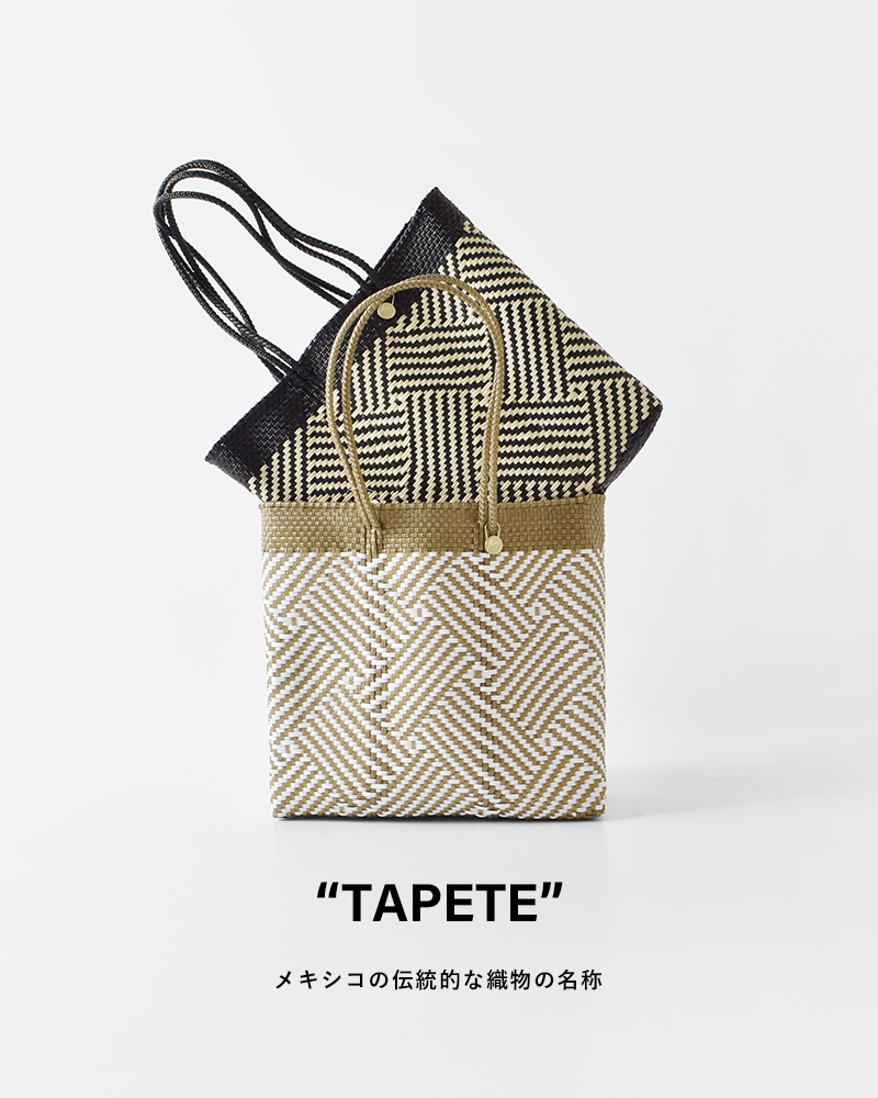 Letra レトラ ロングハンドル メルカドバッグ Mサイズ “TAPETE