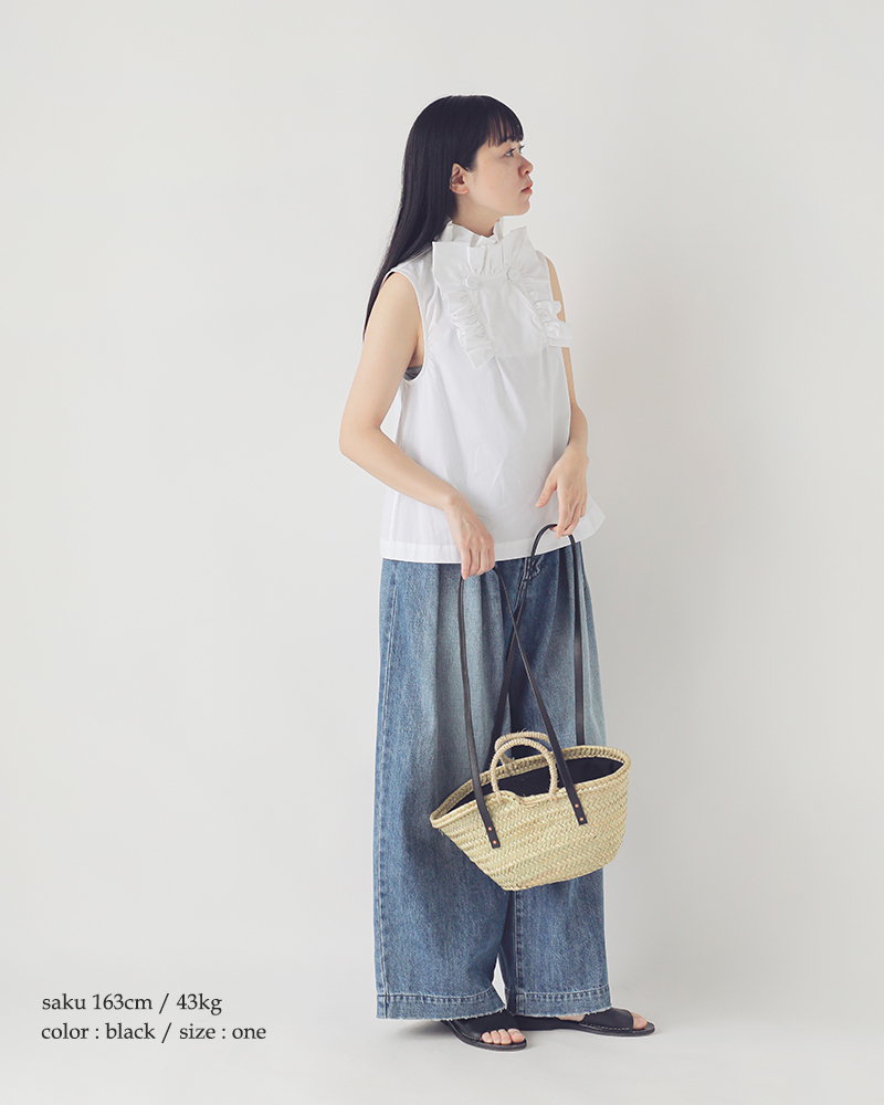 Aeta アエタ ロングハンドル バスケット バッグ Sサイズ “TAZA