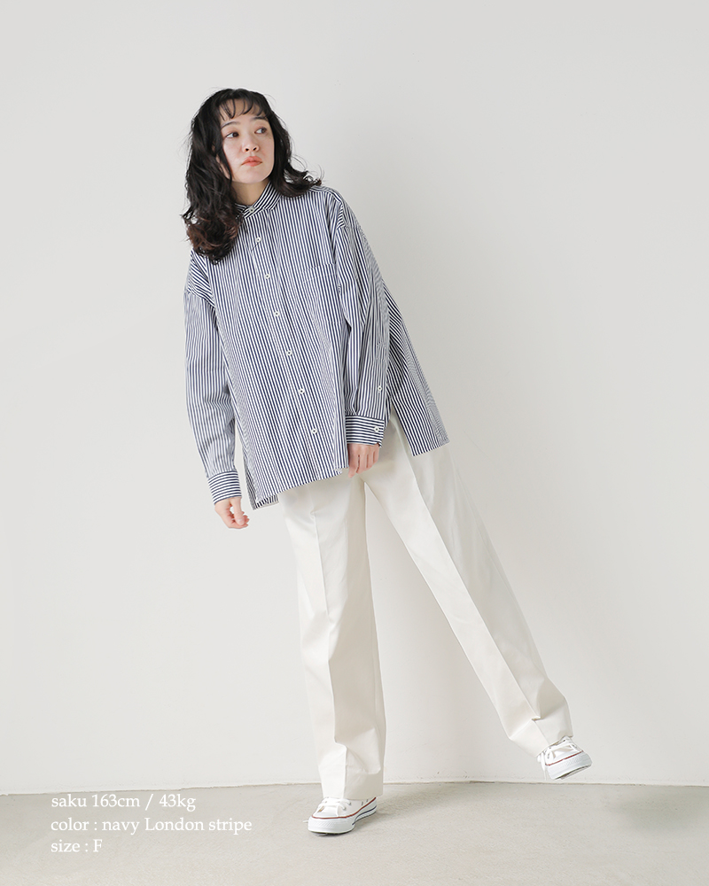 TICCA / ティッカ | コットン スクエアビックシャツ | F