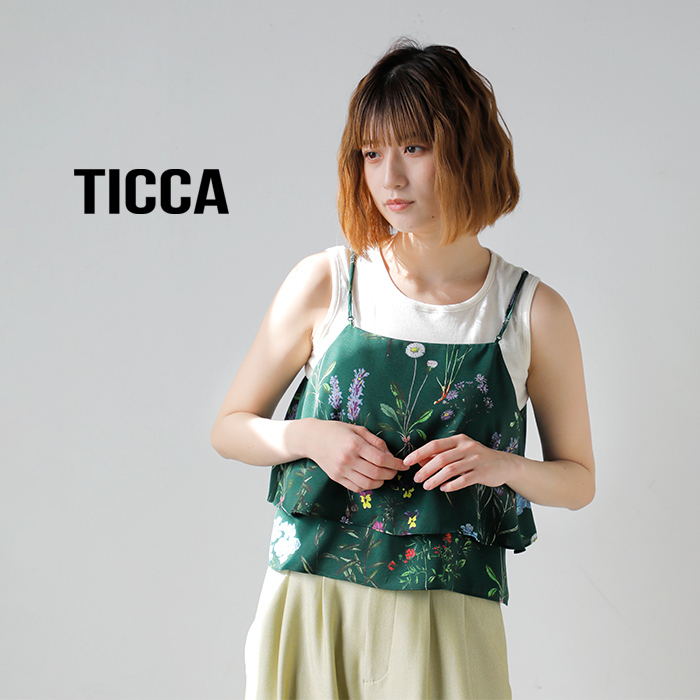 TICCA(ティッカ)2wayフラワープリントビスチェtbes-421