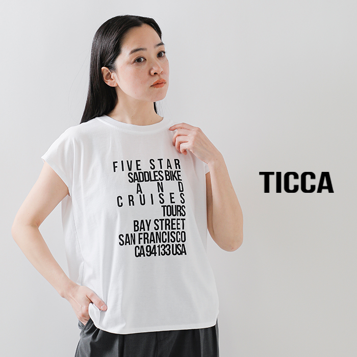 TICCA(ティッカ)ファイブスターフレンチTシャツ