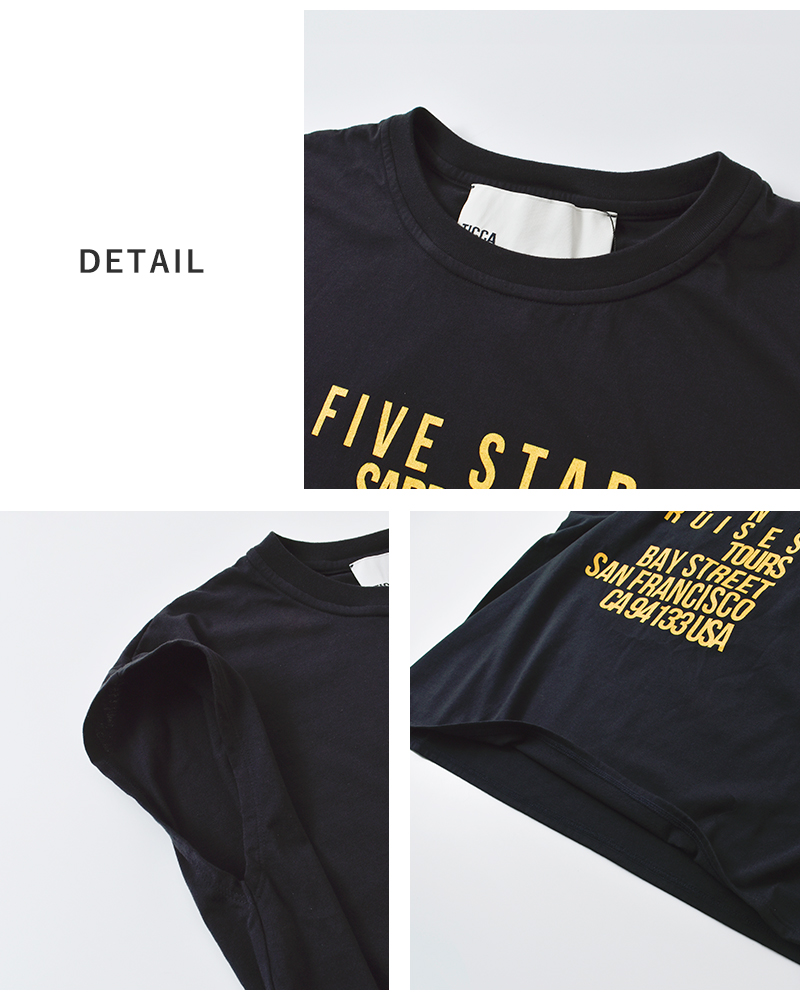 TICCA(ティッカ)ファイブスターフレンチTシャツ