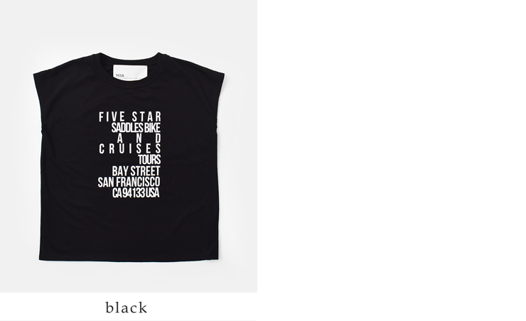 TICCA(ティッカ)ファイブスターフレンチTシャツ