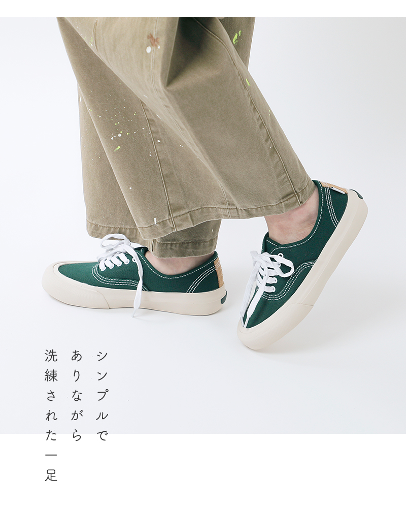 elldu(エルドゥ)トゥーイージーコットンキャンバスデッキシューズスニーカー“TOE-EASY”toe-easy