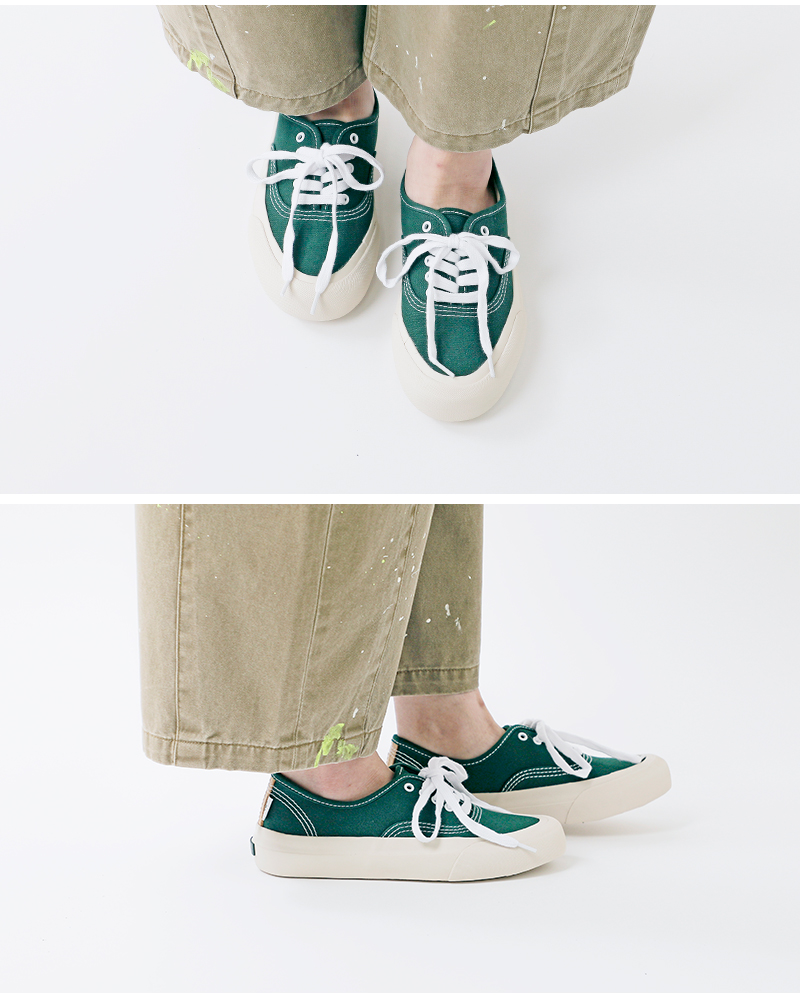 elldu(エルドゥ)トゥーイージーコットンキャンバスデッキシューズスニーカー“TOE-EASY”toe-easy