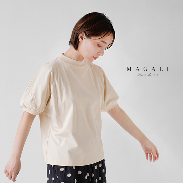 BEIGE,｜【洗える・Oggi 7月号掲載】LUPINUS / リネン混半袖プル