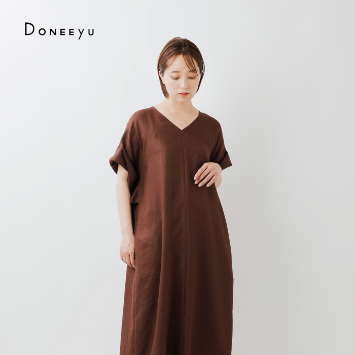 DONEEYU(ドニーユ)リネンライクワンピースu-2169