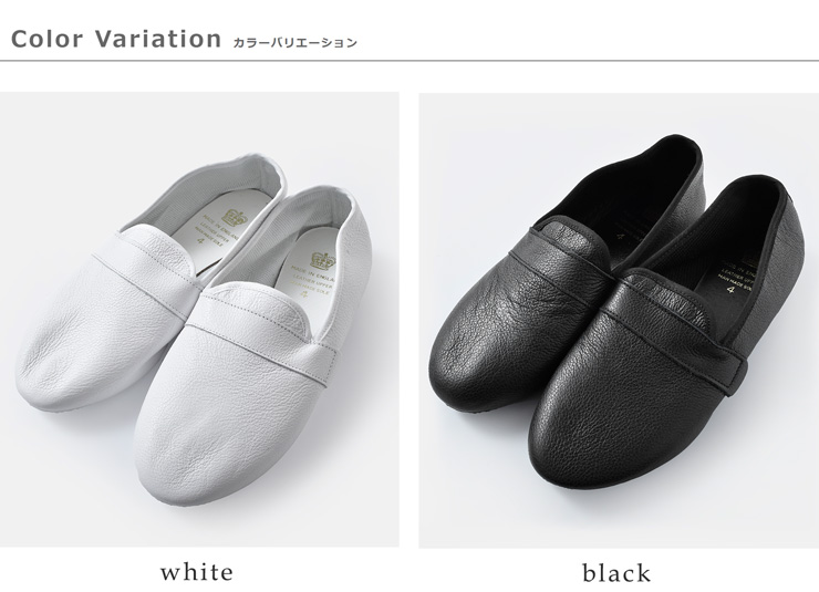 CROWN(クラウン)レザーホールカットフラットシューズ wholecut-strap