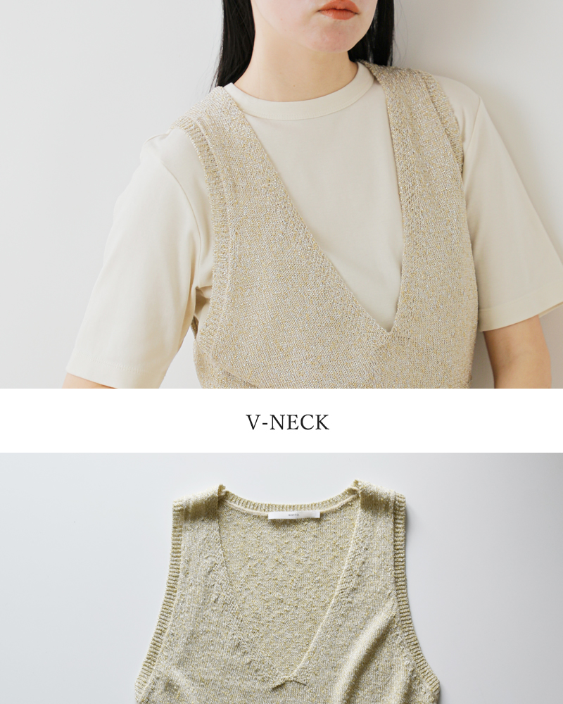 whyto(ホワイト)グリッターニットビスチェ“glitterknitbustier”wht25hkn4032