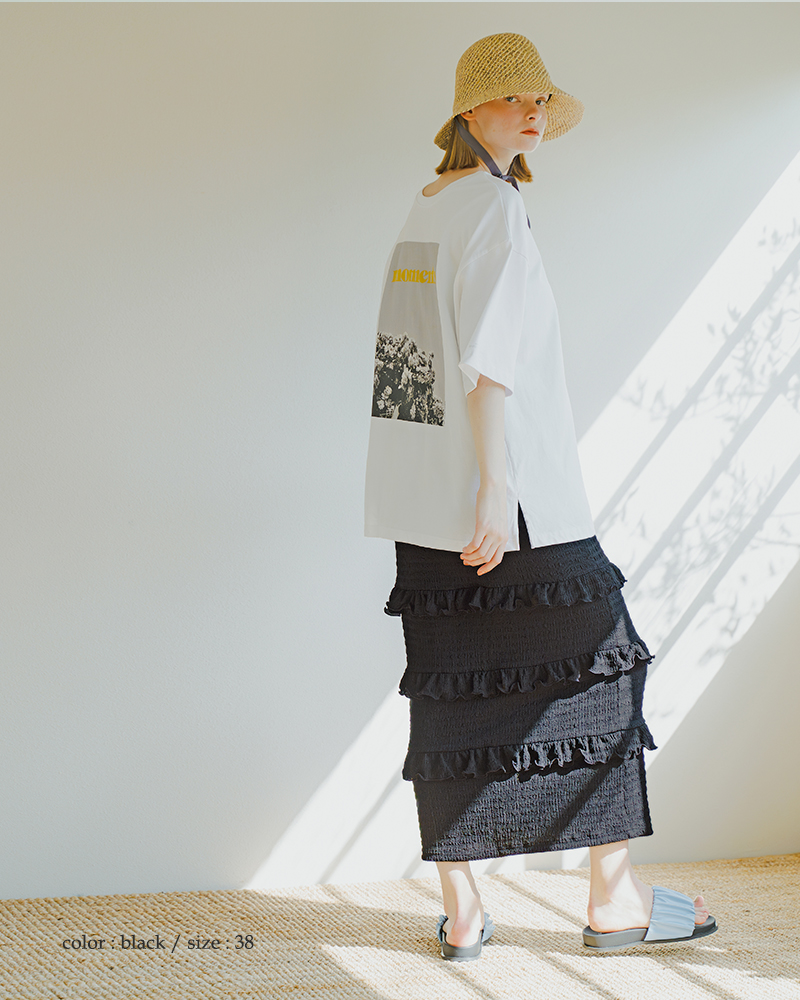 whyto(zCg)Xgb`tXJ[ggstretchfrillskirthwht25hsk4029