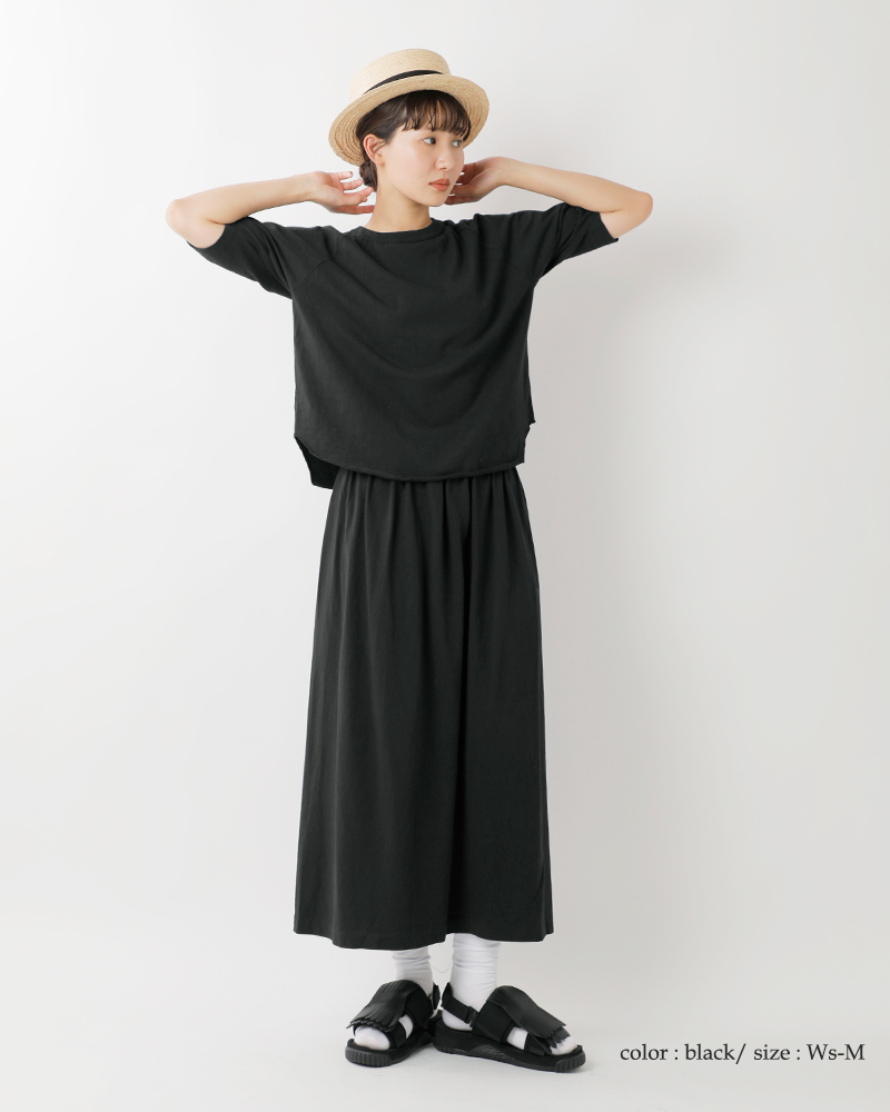 WALLA WALLA SPORTS(ワラワラスポーツ)ルーズベースボールロングスカート“LOOSEBASEBALLSKIRT”ww130041-sr