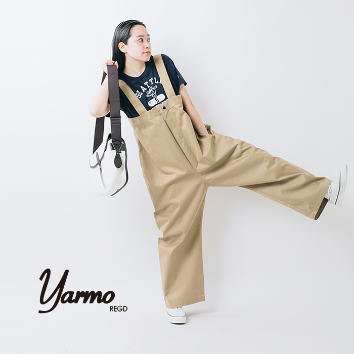 40%OFF】Yarmo ヤーモ ハイライズ ブレース トラウザー パンツ