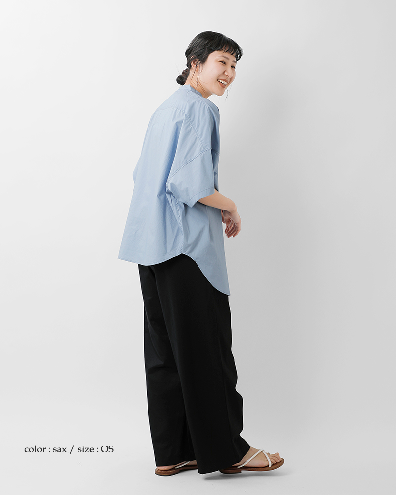 Yarmo(ヤーモ)ロールアップスリーブボクシーシャツyar-25ss-s29