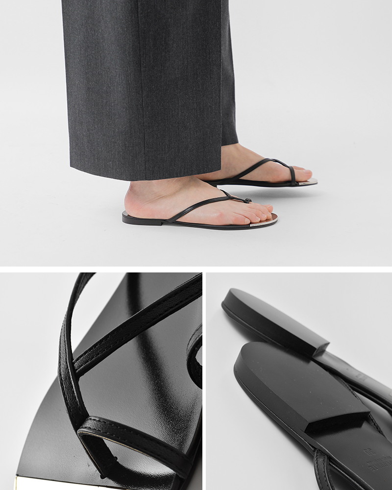 60%OFF】LAOCOONTE ラオコンテ シープスキン フラット サンダル