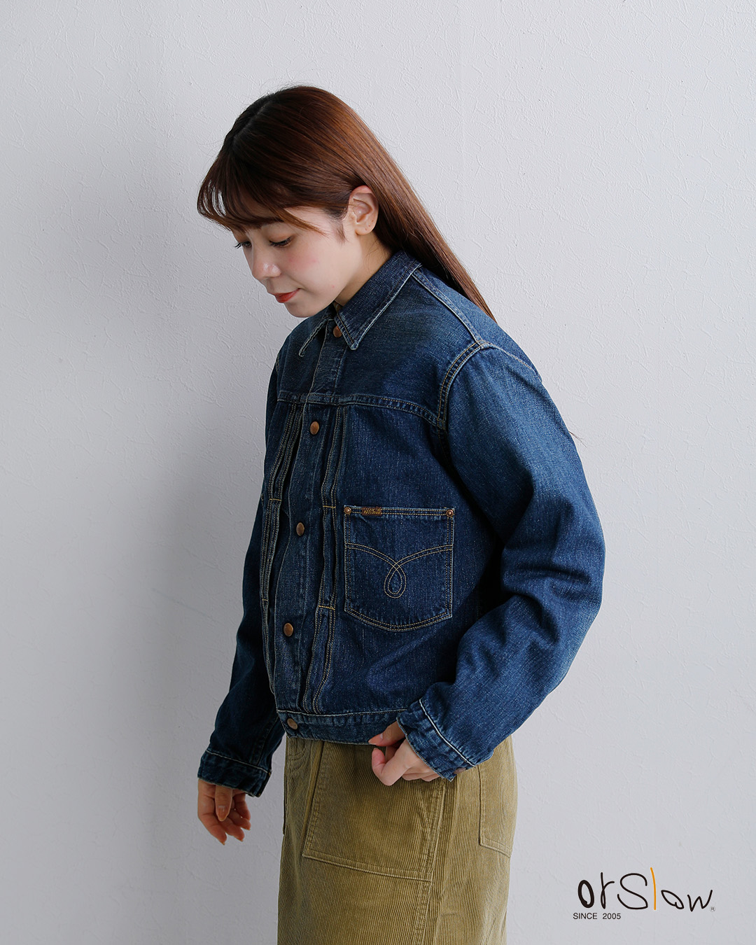 or slow11.8oz ジャパニーズデニム ロデオレディ デニムジャケット 00-6050