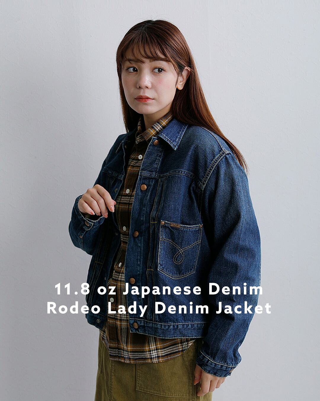or slow11.8oz ジャパニーズデニム ロデオレディ デニムジャケット 00-6050