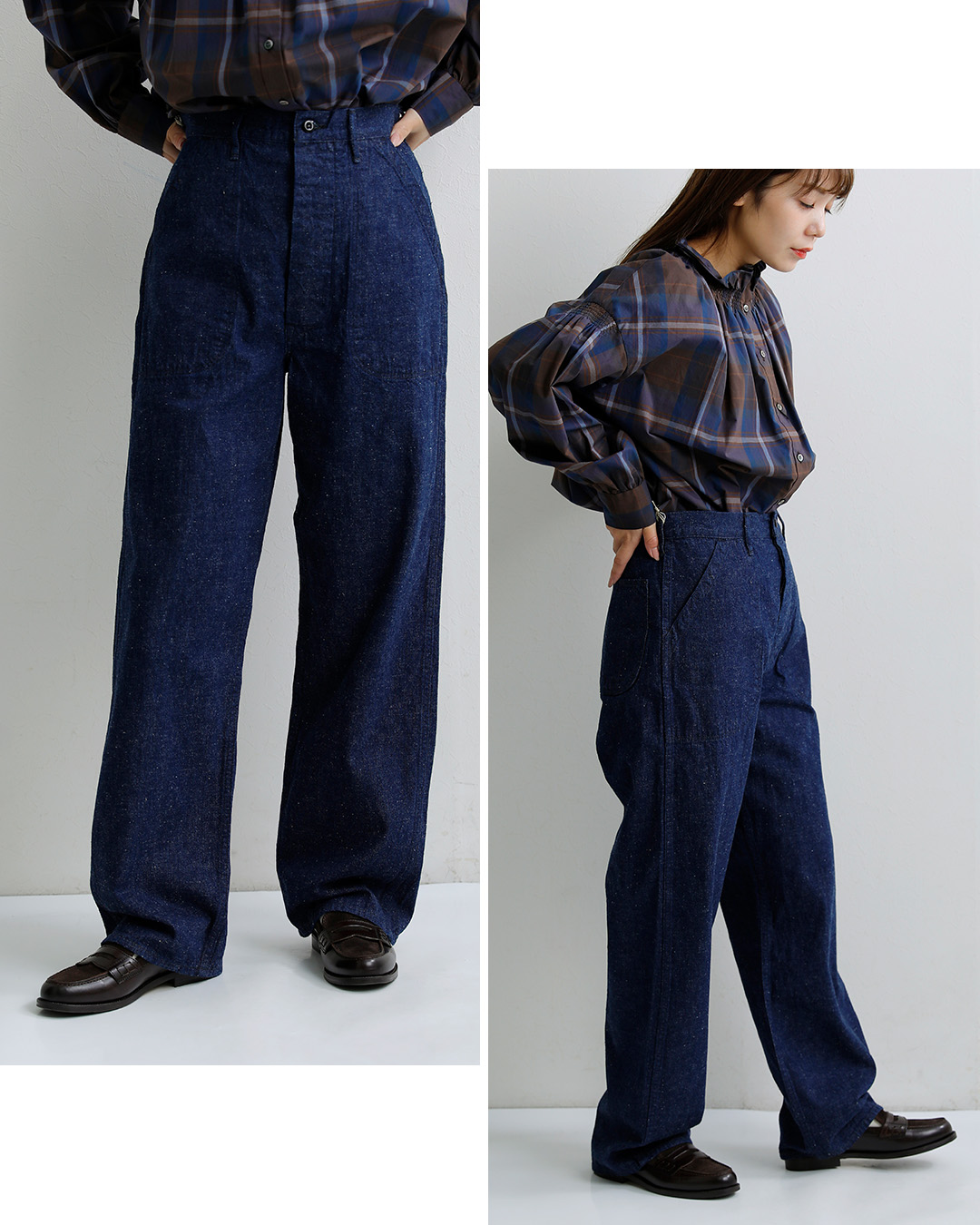 or slowオリジナルセルビッチデニムUSネイビーユーティリティパンツ US NAVY UTILITY PANTS 01-5130-same1