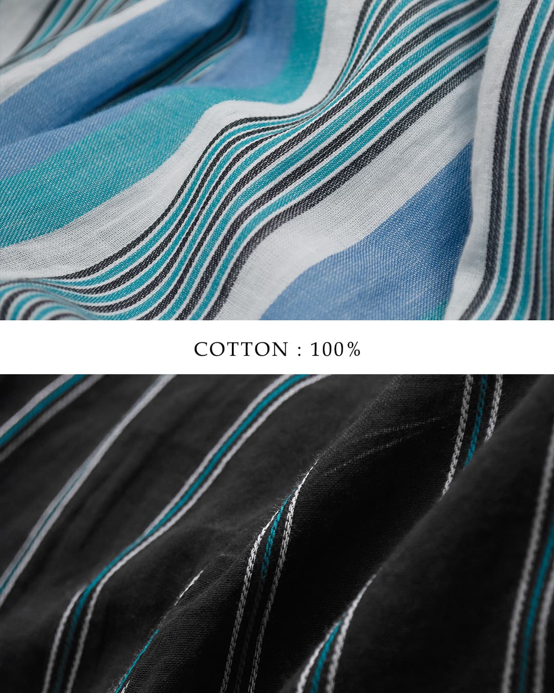 ne Quittez pas(ヌキテパ)コットンボイル ストライプ ワンピース Cotton Voile Stripe Panel Dress 010462pa3