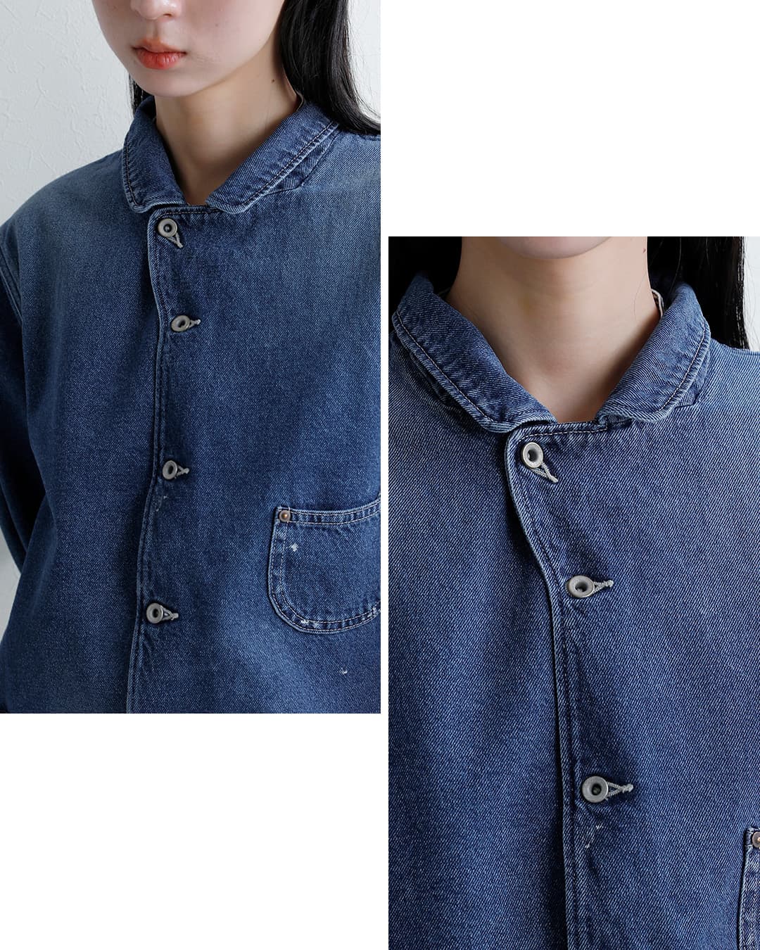 ordinaryfitsハチマルデニム ユーズド ベルジャケット BELL JACKET 018usd