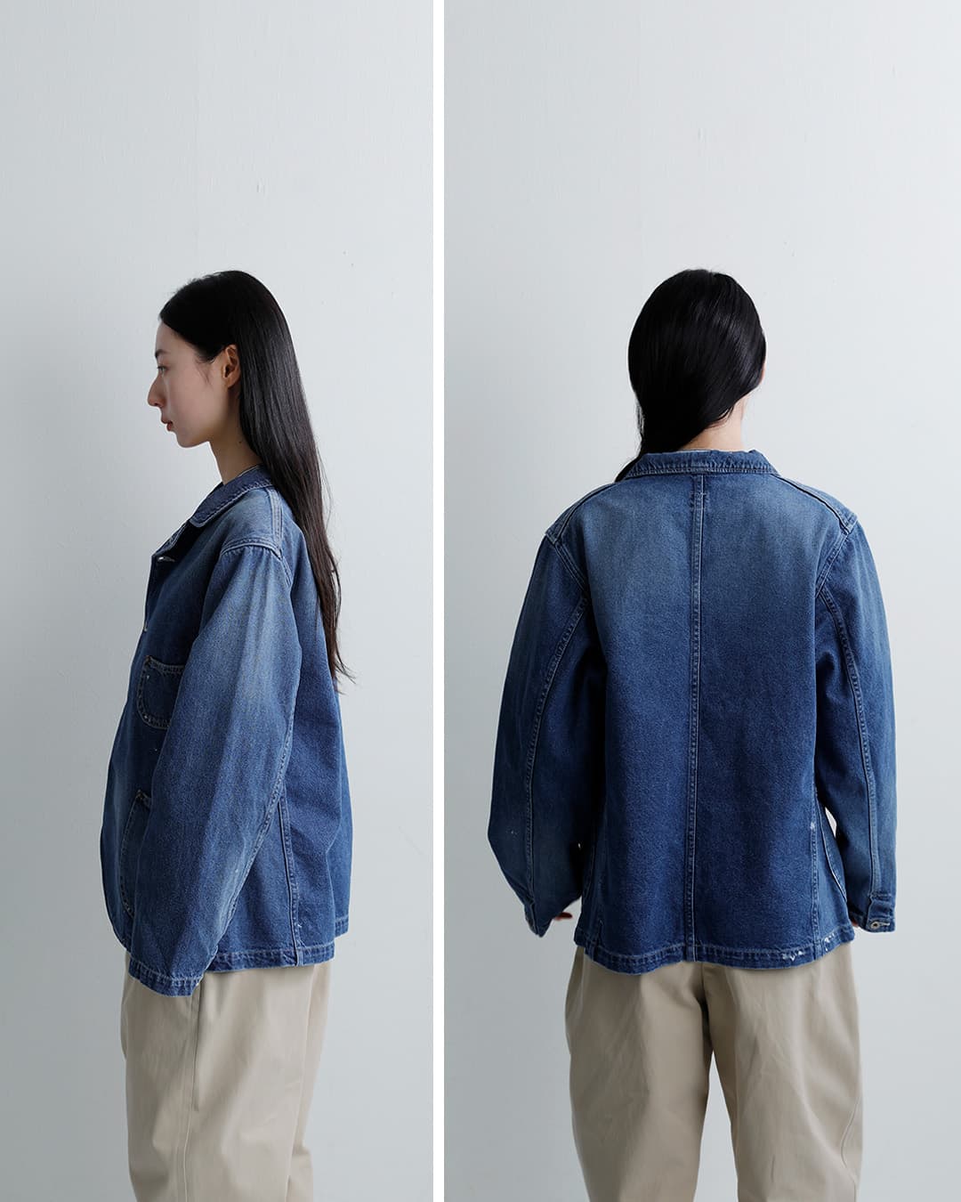 ordinaryfitsハチマルデニム ユーズド ベルジャケット BELL JACKET 018usd