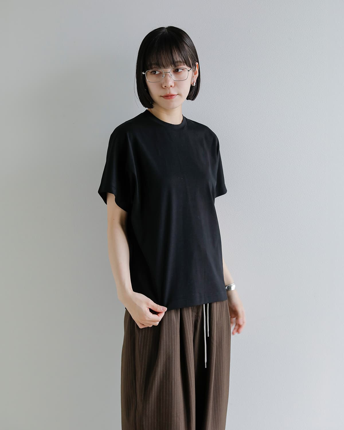 GOOD PEOPLE GOOD STITCHING GOOD PRODUCT グッドピープル グッドスティッチング グッドプロダクト コットン クルーネック ドルマンスリーブ Tシャツ 02-01-1494