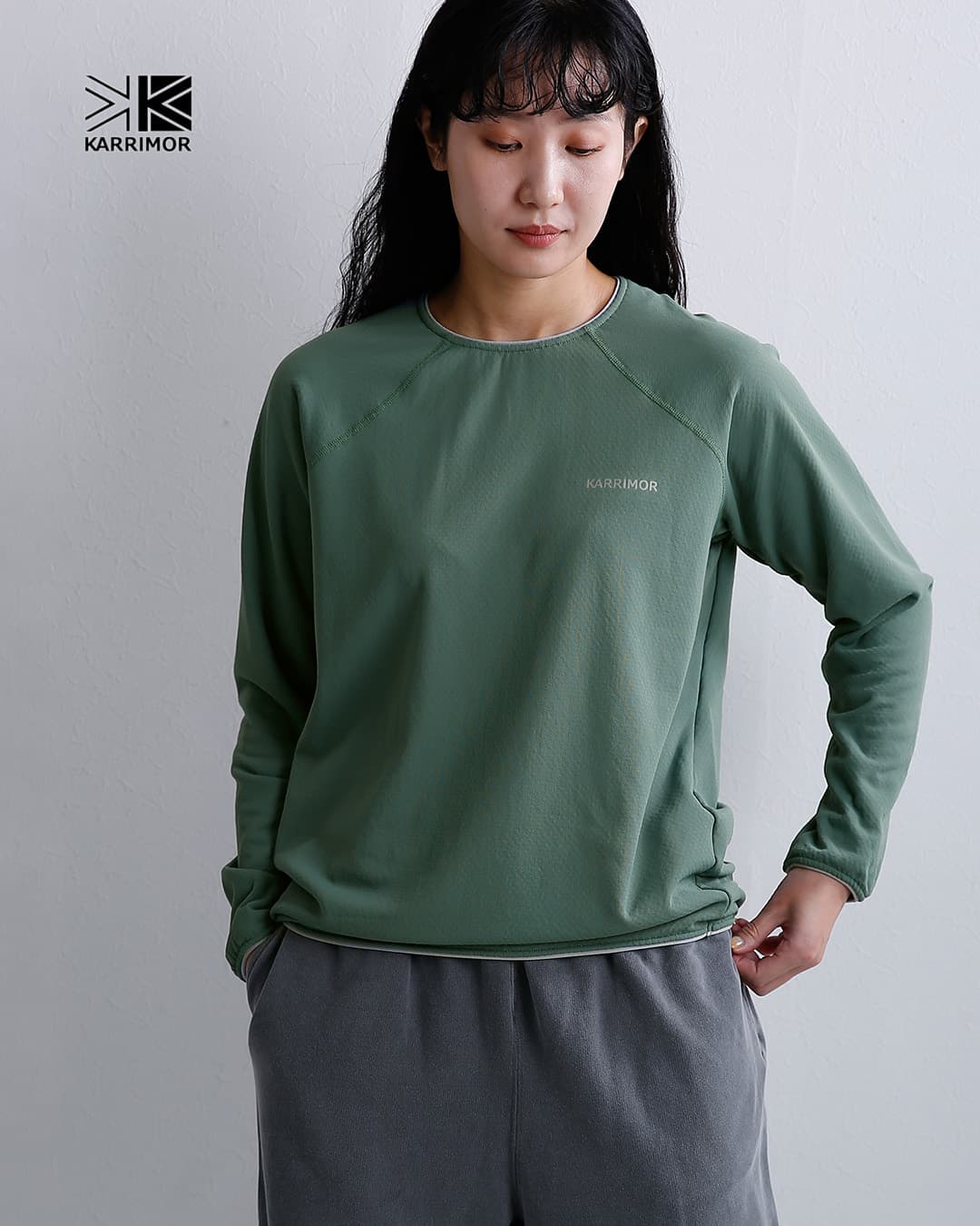 KARRIMORオクタ サーマル クルーネック カットソー Octa thermal crew Ws 101702