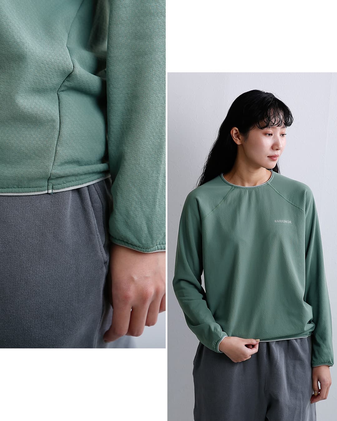 KARRIMORオクタ サーマル クルーネック カットソー Octa thermal crew Ws 101702