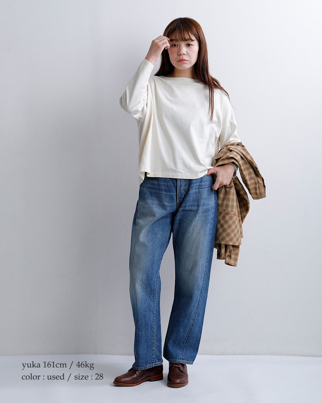 ordinaryfitsユーズド ルーズ デニムパンツ TYPE LOOSE 117usd-same1