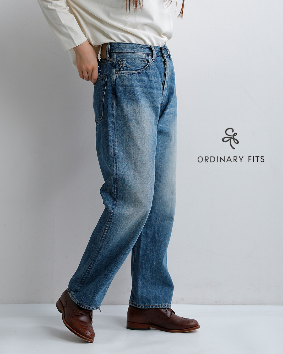 ordinaryfitsユーズド ルーズ デニムパンツ TYPE LOOSE 117usd-same1