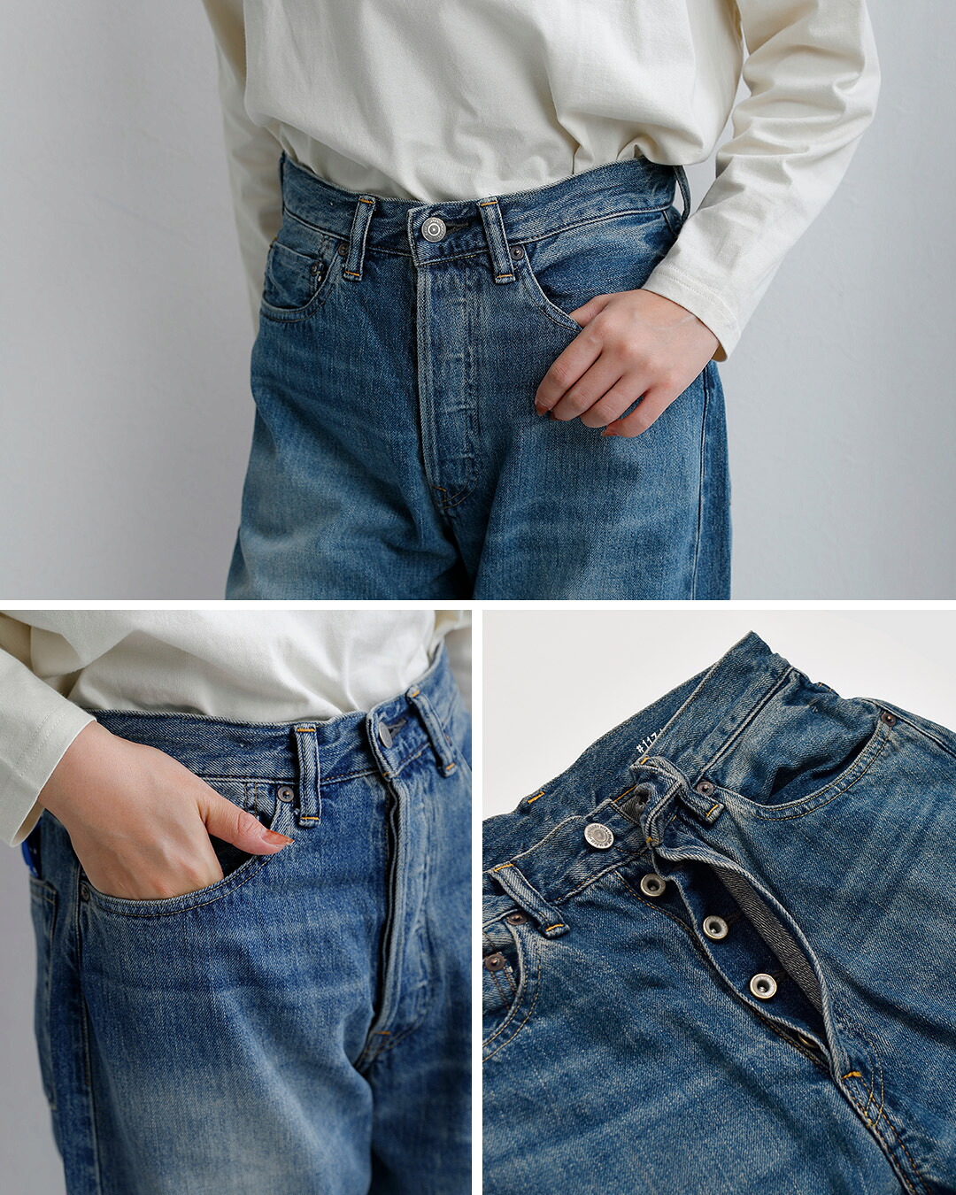 ordinaryfitsユーズド ルーズ デニムパンツ TYPE LOOSE 117usd-same1