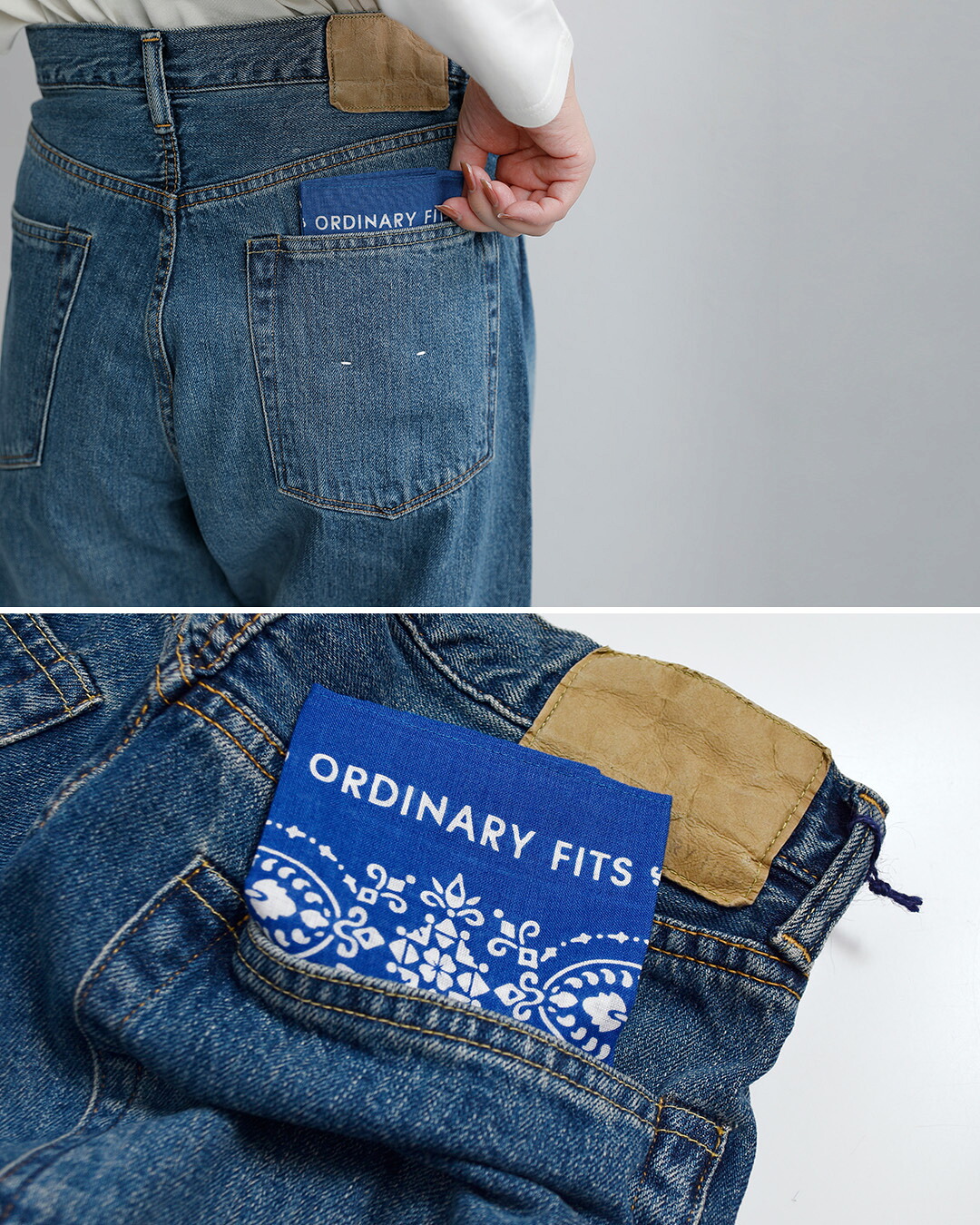 ordinaryfitsユーズド ルーズ デニムパンツ TYPE LOOSE 117usd-same1